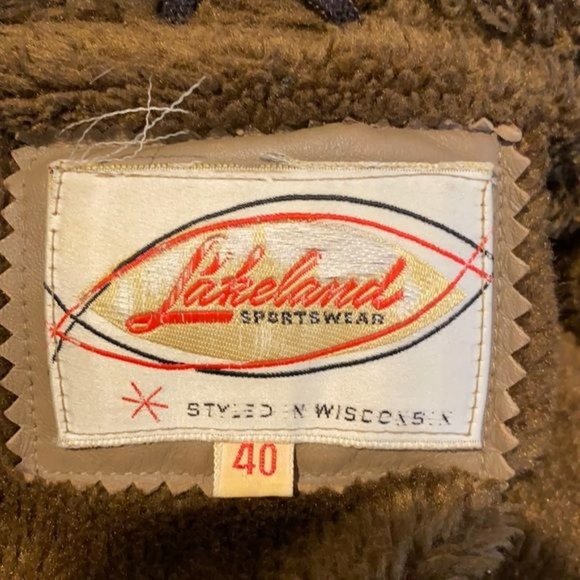 Vintage Lakeland Sportswear Suede Leather Jacket: Size 40 - Picture 4 of 11